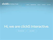 Tablet Screenshot of click5interactive.com